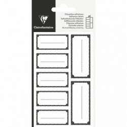 Planche de 28 oeillets transparents - Etiquettes - La Paqueterie