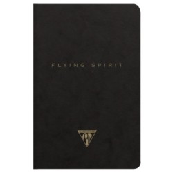 Flying Spirit - Carnet - Noir - 96 - Piqûre textile - 9 x 14 cm