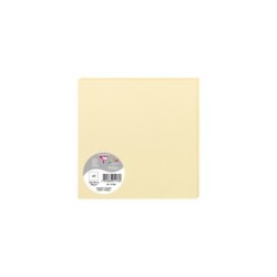 Carte simple Pollen 16x16cm - Chamois - Chamois - Papier lisse