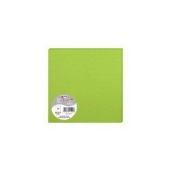 Carte simple Pollen 16x16cm - Vert menthe - Vert menthe - Papier lisse