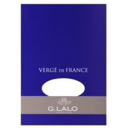 Bloc de correspondance A5 - Extra blanc - Extra blanc - Papier Vergé de France - 100 g/m²