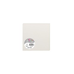 Carte simple Pollen 13,5x13,5cm - Gris perle - Gris perle - Papier lisse