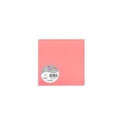 Carte simple Pollen 13,5x13,5cm - Litchi - Litchi - Papier lisse