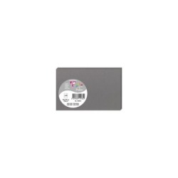 Carte simple Pollen 8,2x12,8cm - Gris acier - Gris acier - Papier lisse