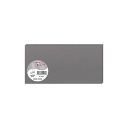 Carte simple Pollen 10,6x21,3cm - Gris acier - Gris acier - Papier lisse