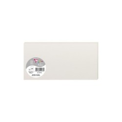 Carte simple Pollen 10,6x21,3cm - Gris perle - Gris perle - Papier lisse