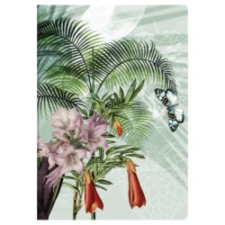 Jungle Harmony - Carnet - A motifs 5 - 64 - Piqûre textile - 14,8 x 21 cm