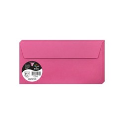 Enveloppe Pollen DL (11x22cm) - Rose fuchsia - Rose fuchsia - Papier lisse