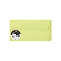 Enveloppe Pollen DL (11x22cm) - Vert bourgeon - Vert bourgeon - Papier lisse