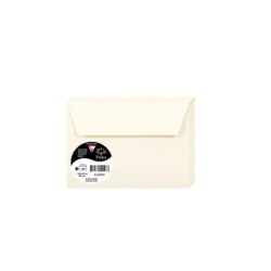 20 enveloppes Pollen C6 (11,4x16,2cm) - Blanc naturel - Blanc naturel - Papier lisse