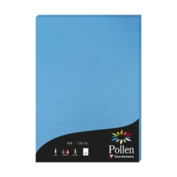 Feuille Pollen 120g - Bleu turquoise - Bleu turquoise - Papier lisse