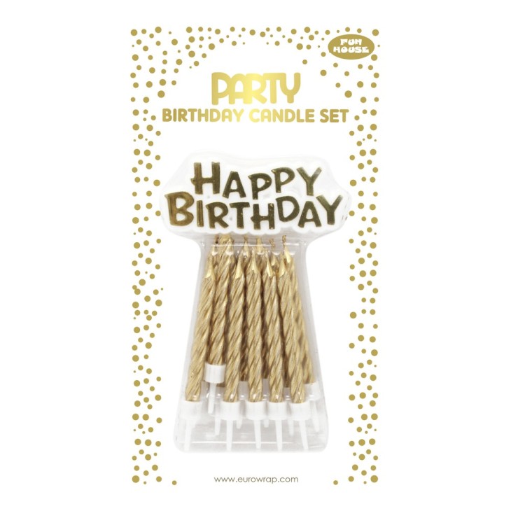 Set de 36 bougies pour gâteau