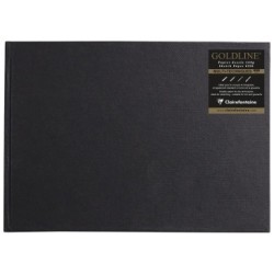 Carnet papier dessin cousu Goldline 140g - Ivoire - 21 x 29,7 cm - Landscape