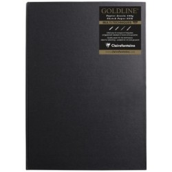 Carnet papier dessin cousu Goldline 140g - Blanc - 29,7 x 42 cm - Portrait