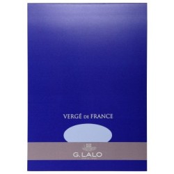 Bloc de correspondance A4 - Bleu - Papier Vergé de France