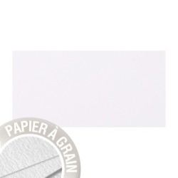 Carte simple Grain de Pollen 10,5x21cm - Blanc - Blanc