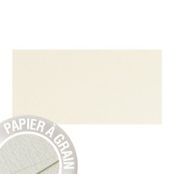 Carte simple Grain de Pollen 10,5x21cm - Perle d'ivoire - Perle d'ivoire