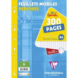 Feuillets mobiles sous film