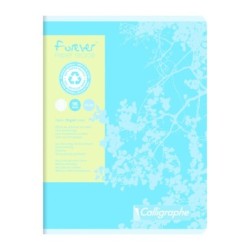 Cahier piqué FOREVER - Assortis 2 - 17 x 22 cm - Séyès (grands carreaux)