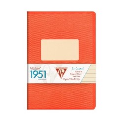 Carnet piqué collection 1951 - Rouge corail