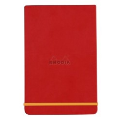 Neo deco - Carnet - Rouge garance - 96 - 9 x 14 cm - Ligné