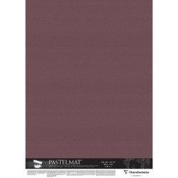 Carte pour pastel Pastelmat 360g - Lie de vin - 100 x 140 cm