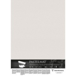 Carte pour pastel Pastelmat 360g - Gris clair - 50 x 70 cm