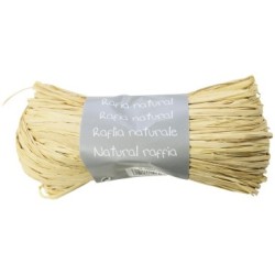 Pelote raphia naturel 50g - Naturel