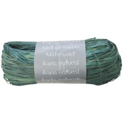 Pelote raphia naturel 50g - Turquoise