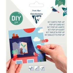 Kit carte pop-up - Maison de vacances