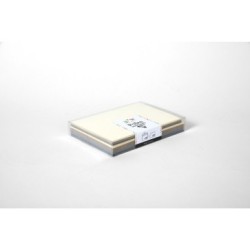 Coffret Pollen par 20. Format: 11 x 15,5 cm + 11,4 x 16,2 cm - 14 x 15,5 cm+11,4 x 16,2 cm