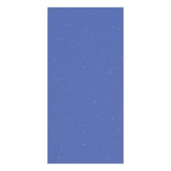 Soie, sachet 6 feuilles 50x70 cm - Bleu - Foil