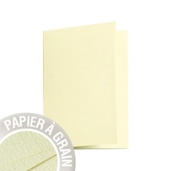 Carte pliée Grain de Pollen 10,5x14,8cm - Eau de citron - Eau de citron