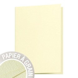 Carte pliée Grain de Pollen 14,85x21cm - Eau de citron - Eau de citron