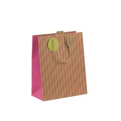 Sac cadeau large 26,5x14x33cm - Multicolore 3 - Papier kraft - 210 g/m²