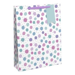 Sac cadeau large 26,5x14x33cm - Multicolore 6 - Papier kraft - 210 g/m²