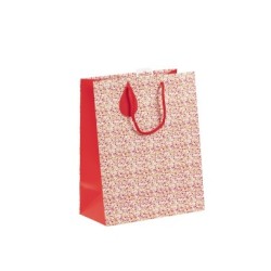 Sac cadeau large 26,5x14x33cm - Rouge 1 - Papier couché - 210 g/m²