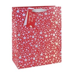 Sac cadeau large 26,5x14x33cm - Rouge 6 - Papier couché - 157 g/m²