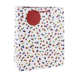 Sac cadeau large 26,5x14x33cm - Multicolore 10 - Papier couché - 210 g/m²