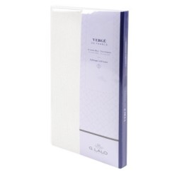 Set de correspondance authentique DL. Format: 11 x 22 cm + 10,6 x 21,3 cm - Extra blanc - Extra blanc