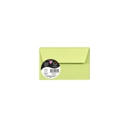 Enveloppe Pollen 9x14cm - Vert bourgeon - Vert bourgeon - Papier lisse