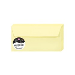 20 enveloppes Pollen DL (11x22cm) - Canari - Canari - Papier lisse