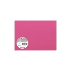 Carte simple Pollen 21x14,8cm - Rose fuchsia - Rose fuchsia - Papier lisse