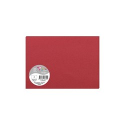 Carte simple Pollen 21x14,8cm - Rouge groseille - Rouge groseille - Papier lisse