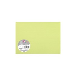 Carte simple Pollen 21x14,8cm - Vert bourgeon - Vert bourgeon - Papier lisse