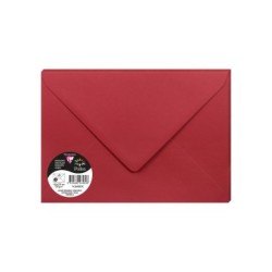 Enveloppe Pollen C5 (16,2x22,9cm) - Rouge groseille - Rouge groseille - Papier lisse