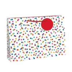 Sac shopping 37,3x11,8x27,5cm - Multicolore - Papier couché - 210 g/m²