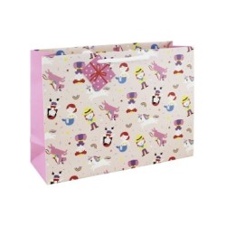 Sac shopping 37,3x11,8x27,5cm - Multicolore 4 - Papier couché - 210 g/m²