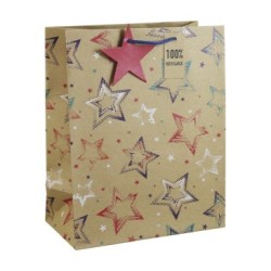 Sac cadeau large kraft 26,5x14x33cm - Kraft 1