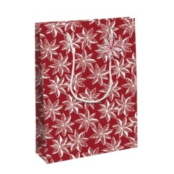 Sac cadeau large kraft 26,5x14x33cm - Rouge 1